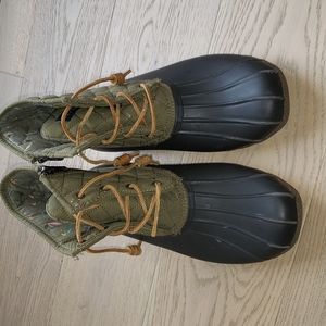 Sperry Leather Saltwater Duck Boots